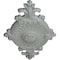 Ekena Millwork Rose and Ribbon Ceiling Medallion (Fits Canopies up to 4"), 23 5/8"OD x 4"ID x 1 1/2"P, Primed White CM23RO - alternate 2